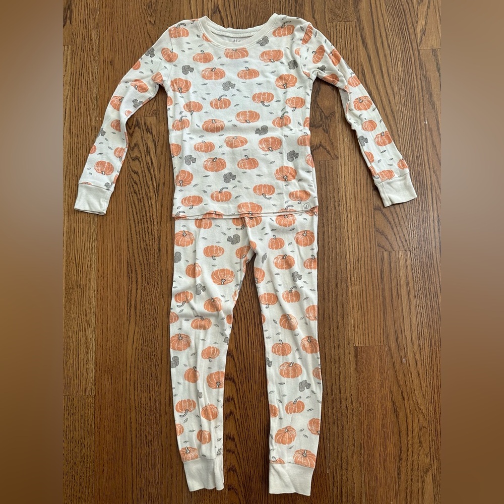 🐿️ Kids Fall Thanksgiving Pajamas Organic Cotton